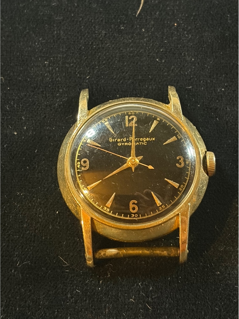 Vintage Girard-Perregaux Gyromatic Mens Watch 10K Gold Filled Swiss Automatic